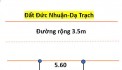 Bán đất Đức Nhuận Dạ Trạch diện tích 99.5m mặt tiền 5.56m nở hậu giá đầu tư